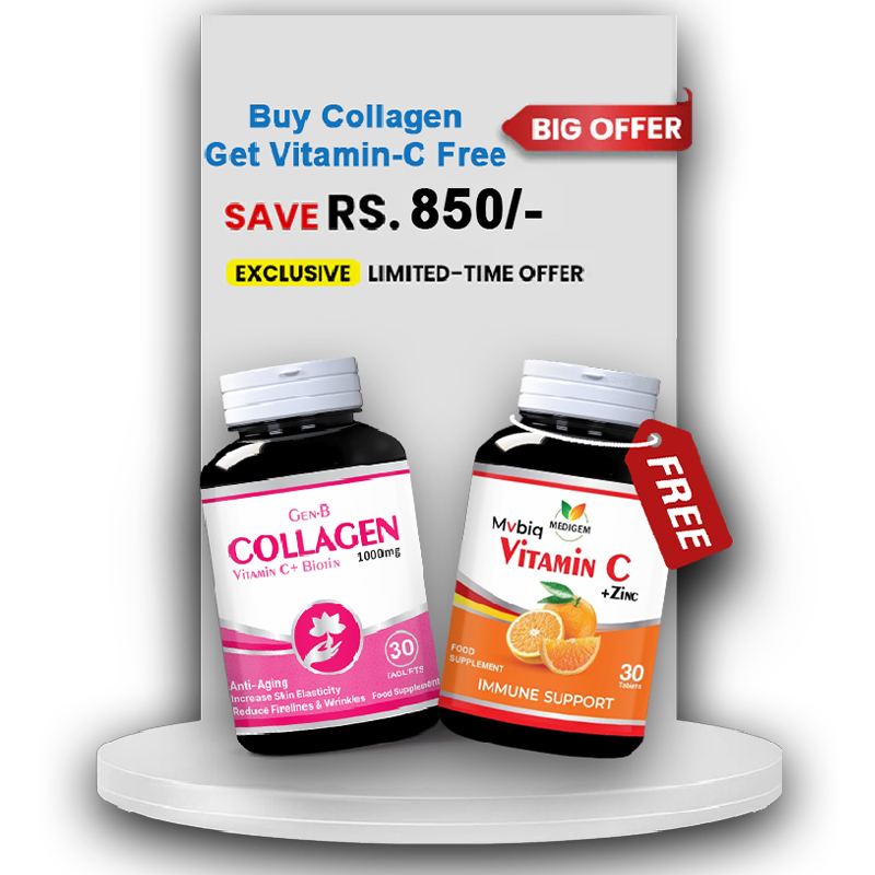 Buy Gen-B Collagen Get 1 Vitamin C Free