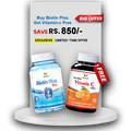 Buy Biotin Plus & Zinc Get Vitamin C Free